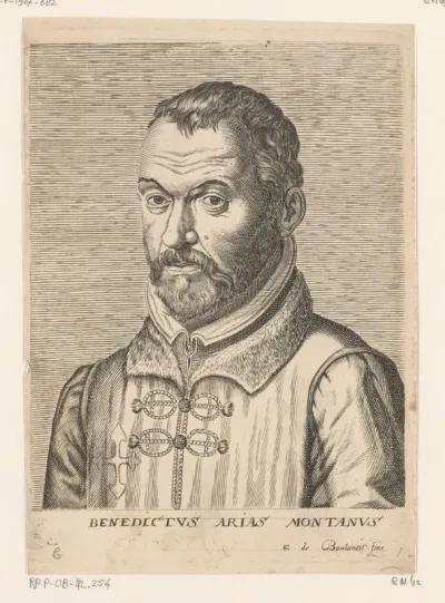 Portret van Benedictus Arias Montanus