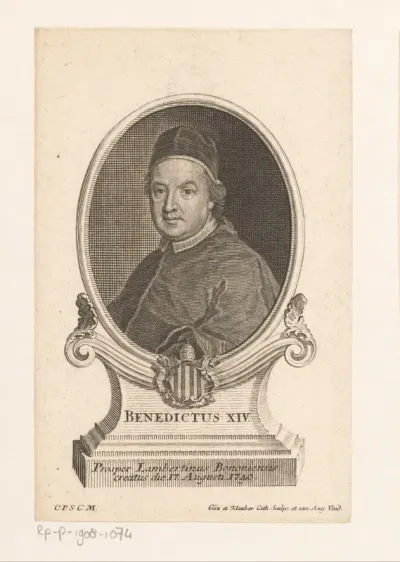 Portret van Benedictus XIV