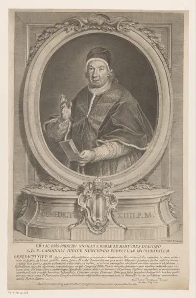 Portret van Benedictus XIV