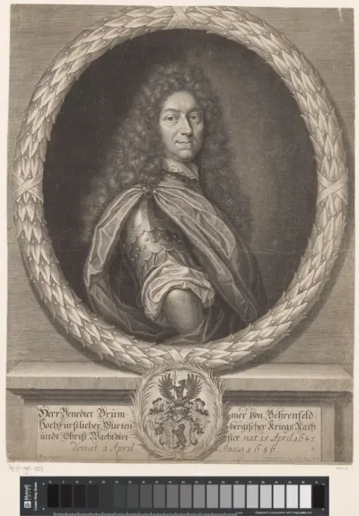 Portret van Benedikt Brummer von Bährenfeldt
