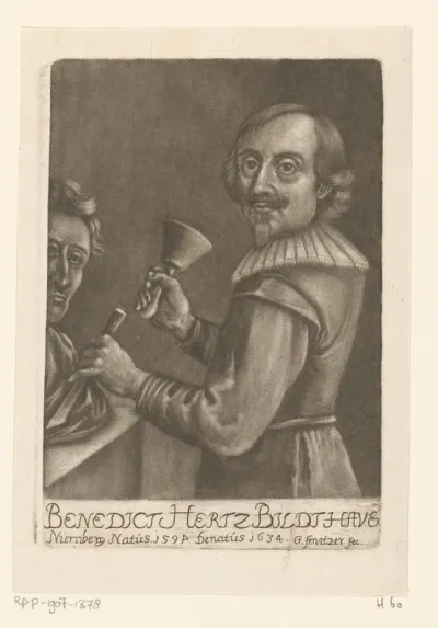 Portret van Benedikt Hertz