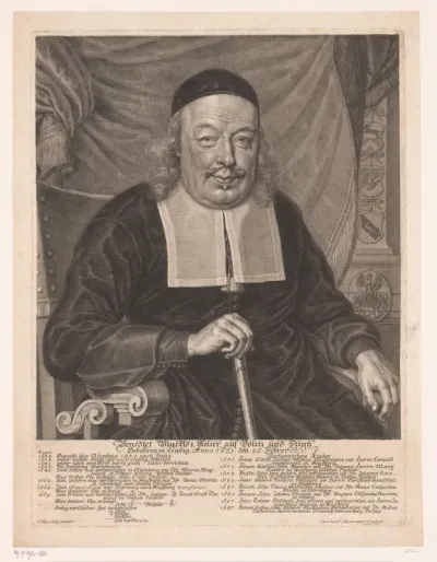 Portret van Benedikt Winckler