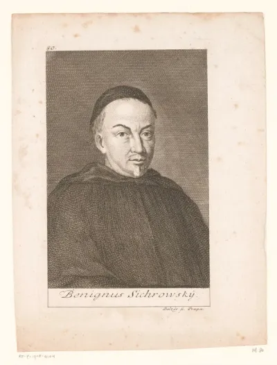 Portret van Benignus Sichrowsky