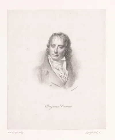 Portret van Benjamin Constant
