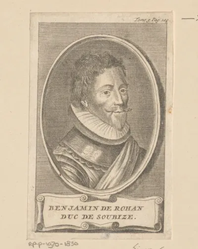 Portret van Benjamin de Rohan