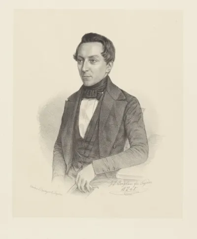 Portret van Benjamin Frederik Matthes