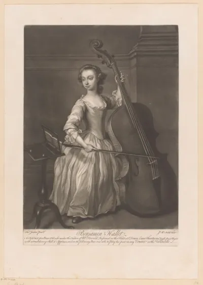 Portret van Benjamin Hallet