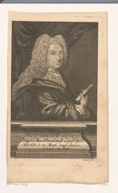 Portret van Benjamin Neukirch