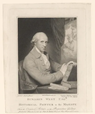 Portret van Benjamin West Esqr.