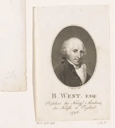Portret van Benjamin West