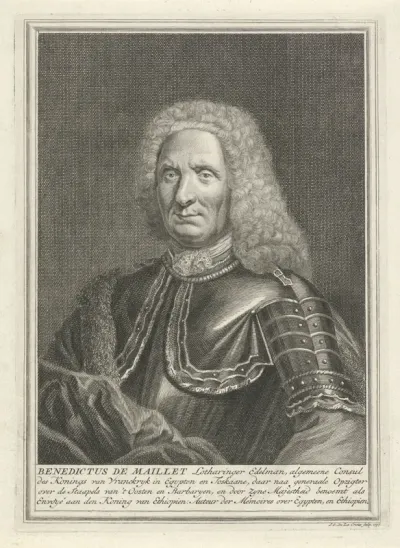 Portret van Benoit de Maillet
