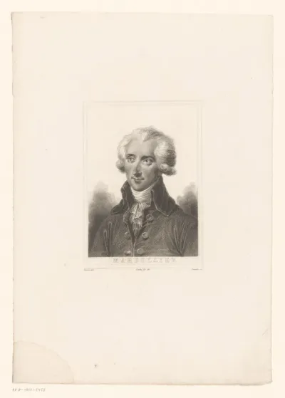 Portret van Benoît-Joseph Marsollier