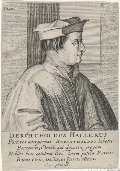Portret van Berchtold Haller