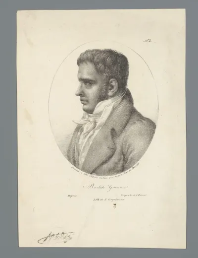 Portret van Bernard-Charles Bastide Gramont