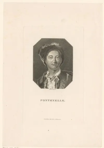 Portret van Bernard de Fontenelle