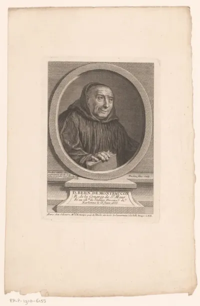Portret van Bernard de Montfaucon