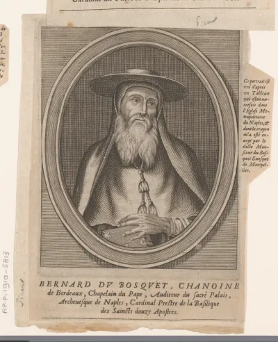 Portret van Bernard du Bosquet
