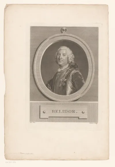 Portret van Bernard Forest de Bélidor