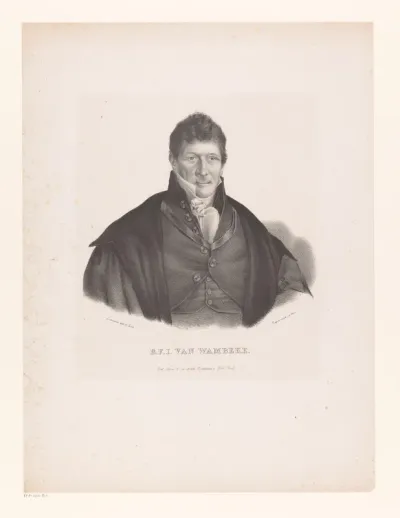 Portret van Bernard François Joseph Van Wambeke