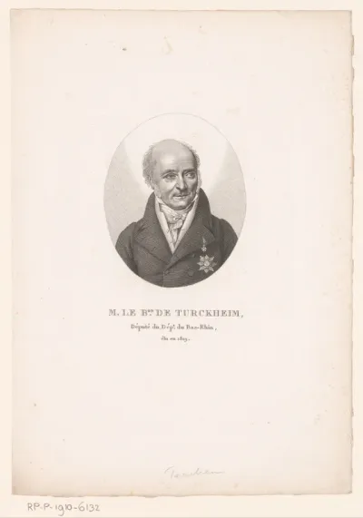 Portret van Bernard-Frédéric de Turckheim