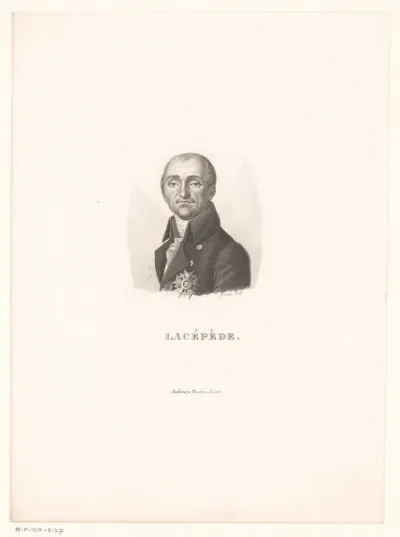 Portret van Bernard Germain de Lacépède