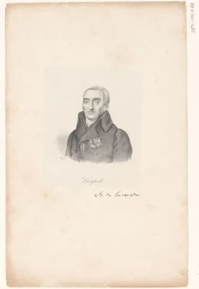 Portret van Bernard-Germain de Lacépède