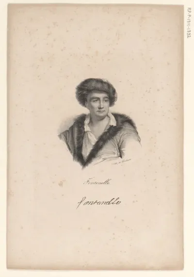 Portret van Bernard le Bovier de Fontenelle