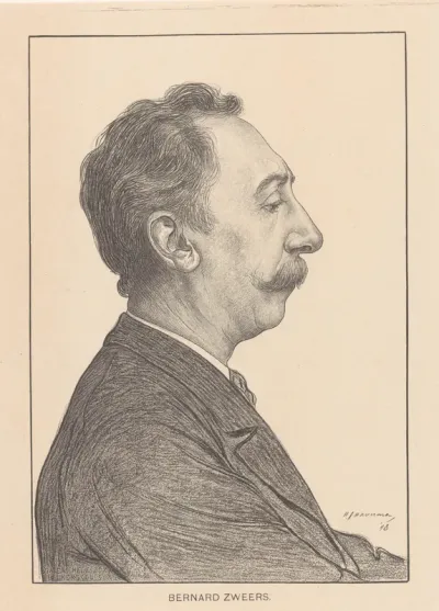 Portret van Bernard Zweers