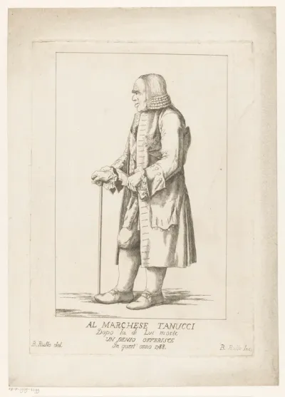 Portret van Bernardo Tanucci