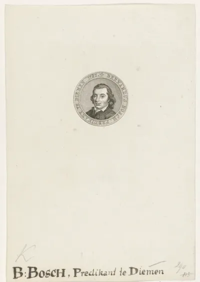 Portret van Bernardus Bosch