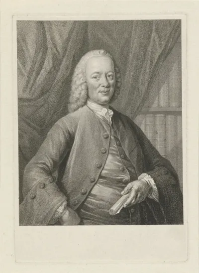 Portret van Bernardus de Bosch I (1709-86)