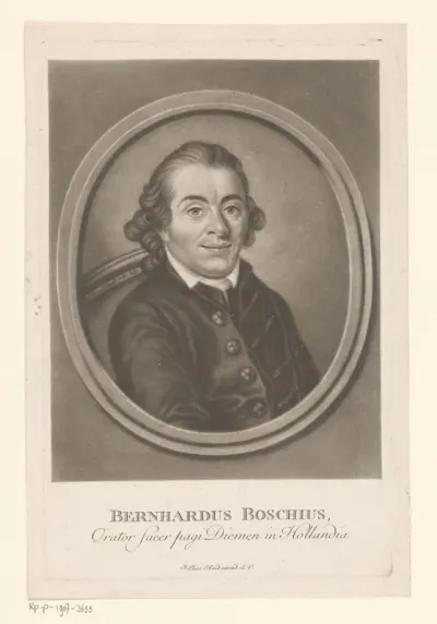 Portret van Bernardus de Bosch