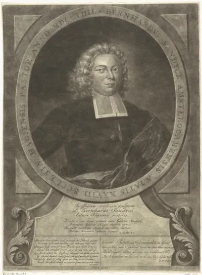 Portret van Bernardus Sandijk