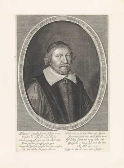 Portret van Bernardus Schotanus