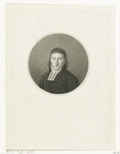 Portret van Bernardus Verwey