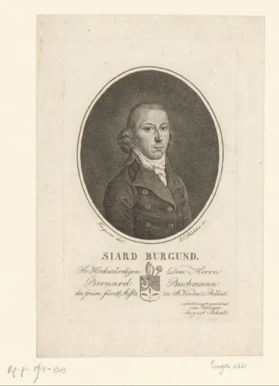 Portret van Bernhard Buchmann
