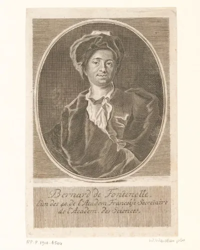 Portret van Bernhard de Fontenelle