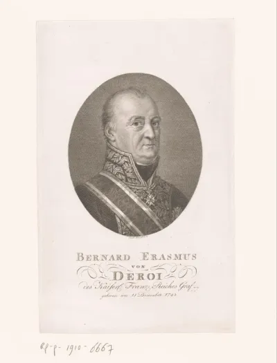 Portret van Bernhard Erasmus von Deroy