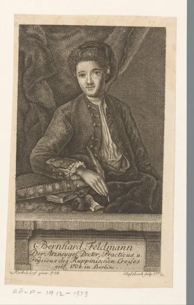 Portret van Bernhard Feldmann