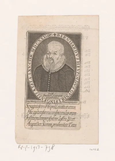 Portret van Bernhard Heupold