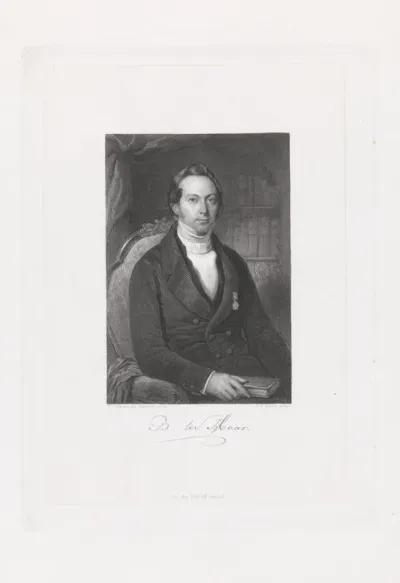 Portret van Bernhard ter Haar