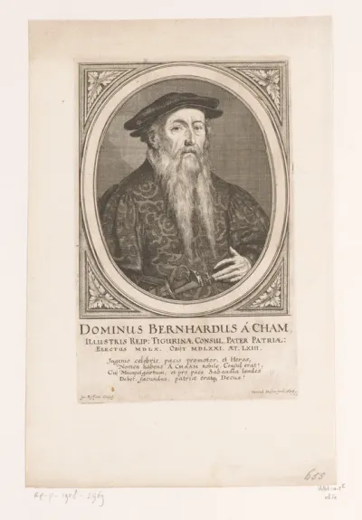 Portret van Bernhard von Cham