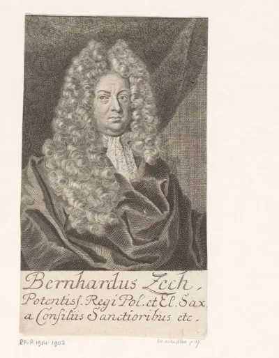 Portret van Bernhard von Zech