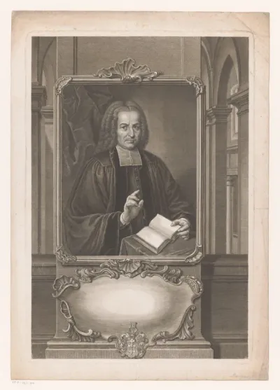 Portret van Bernhard Walther Marperger