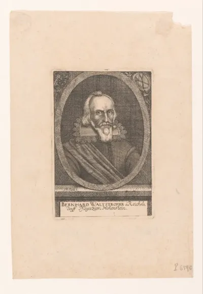 Portret van Bernhard Waltstromer