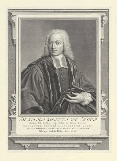 Portret van Bernhardinus de Moor