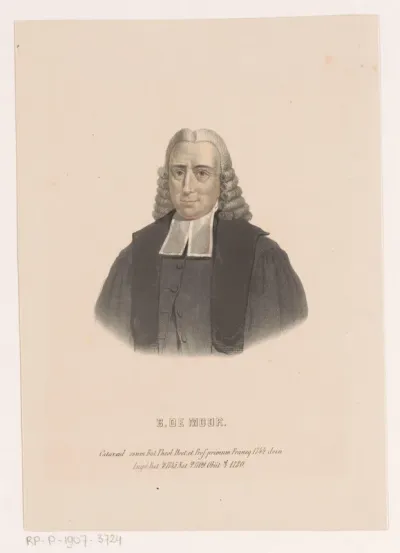 Portret van Bernhardinus de Moor