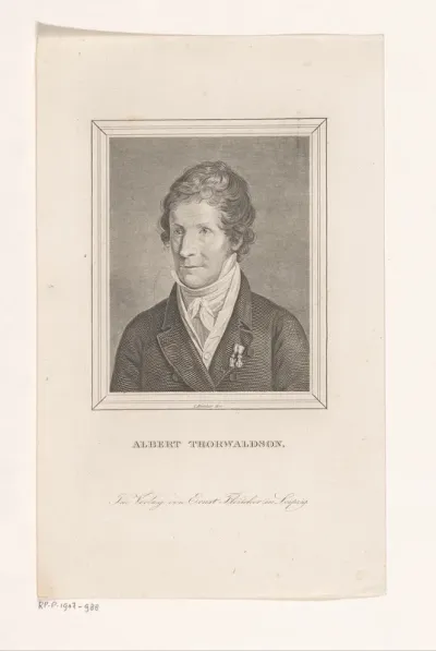 Portret van Bertel Thorvaldsen