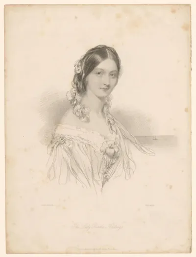 Portret van Bertha Clifton