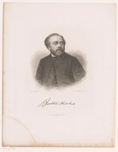 Portret van Berthold Auerbach